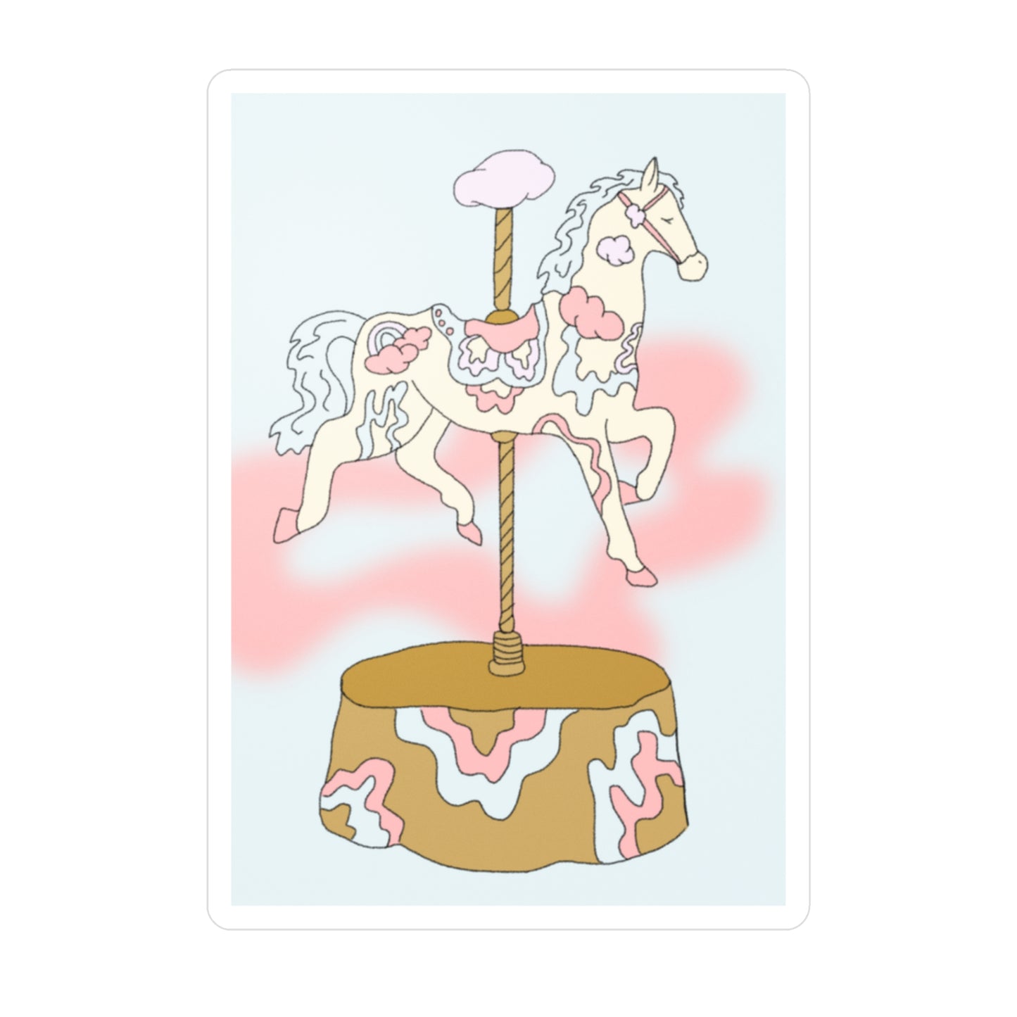 Carousel sticker